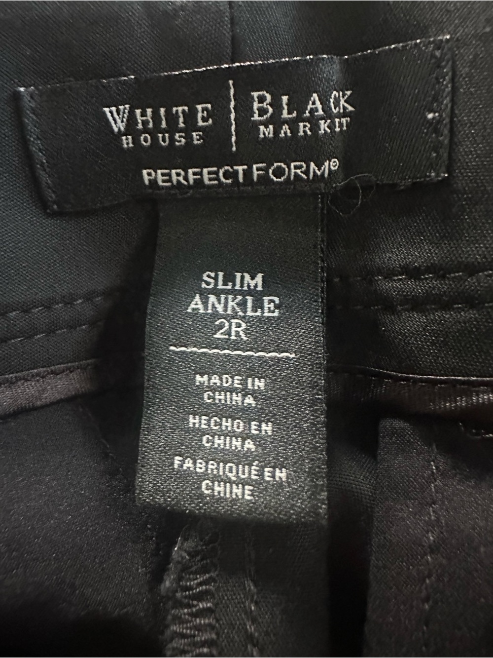 White House Black Market Black Slim Ankle Jeans